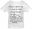 WHEN I GROW UP I WANT TO VISIT HONG KONG - BigBoyMusic Toddler Designs - White Toddler T-shirt