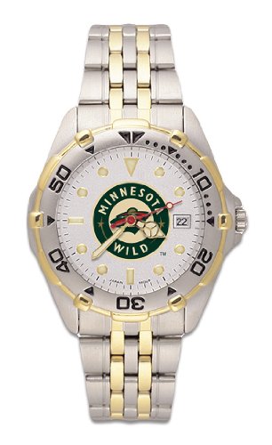 NHL Minnesota Wild Men's All Star Watch Stainless Steel Bracelet - WIL103