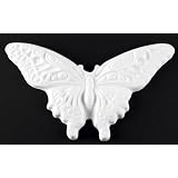 Paint It Yourself Butterfly Plaster Plaque W/hanger Hook