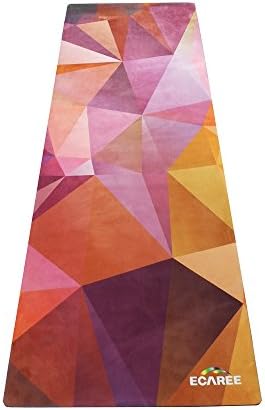 TigerTu Yoga Mat 3mm Thickness Foldable Machine Washable Eco-friendly Reversible,Pattern:Geometry