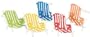 Eyelet Outlet Brads - 12PK/Beach Chair Mix