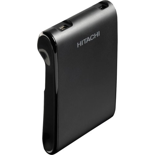 Hitachi X500 Mobile 500GB USB 2.0 Portable External Hard Drive 0S02520 (Black)