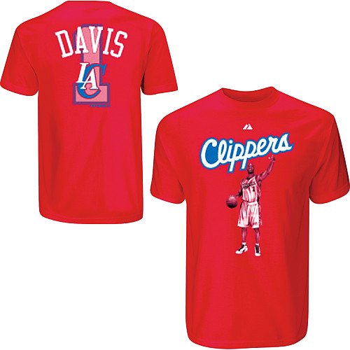 Majestic Athletic Los Angeles Clippers Baron Davis Youth (Sizes 8-20) Player T-Shirt Small