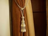 Pair Cream Beaded decorative Tassel / Tieback /holdback