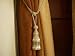 Pair Cream Beaded decorative Tassel / Tieback /holdback