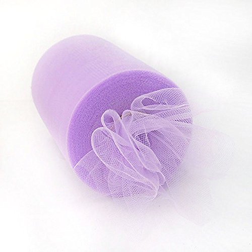 OurWarm 6 Inch x 100 Yards (300FT) Tulle Roll Spool Lavender