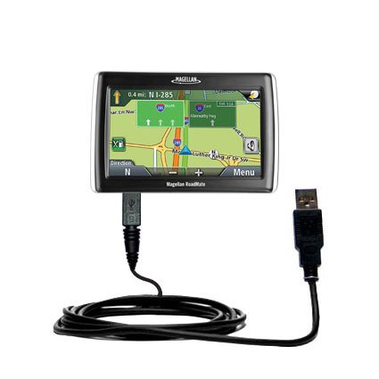 Classic Straight USB Cable for the Magellan Roadmate 1470 with Power Hot Sync and Charge capabilities - uses Gomadic TipExchange Technology