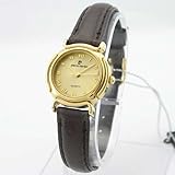 PIERRE CARDIN Women's Gold-tone Quartz Watch with Brown Strap. Model: PC31542