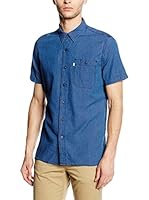Levi's Camisa Hombre Ss Utility (Azul Medio)