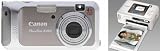 Electronics : Canon PowerShot A460 Digital Camera - Silver (5.0MP, 4x Optical Zoom) 2.0" LCD and Canon SELPHY CP730 Compact & Portable Photo Printer BUNDLE