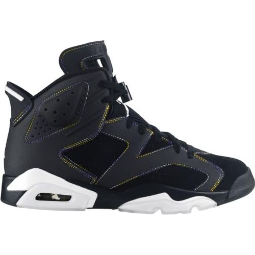 Air Jordan Retro 6 (VI) Los Angeles Lakers Basketball Shoes for Kids