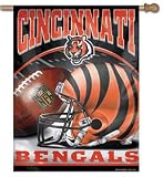 NFL Cincinnati Bengals 27 by 37 Inch Vertical Flag 41L0xh3ghSL. SL160 NFL Cincinnati Bengals 27 by 37 Inch Vertical Flag