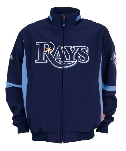 MLB Tampa Bay Devil Rays Adult Long Sleeve Therma Base Premier Jacket