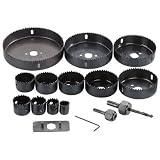 - Northern Industrial Tools Deluxe Hole Saws - 3/4in. Dia. to 5in. Dia., 16-Pc. Set