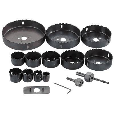 - Northern Industrial Tools Deluxe Hole Saws - 3/4in. Dia. to 5in. Dia., 16-Pc. Set