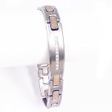 Stainless Steel/14K Men's .50 CTW Diamond Bracelet