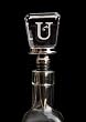 Monogram Glass Wine Stopper - U
