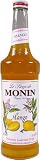 Monin Flavored Syrup, Mango, 33.8-Ounce Plastic Bottles (Pack of 4)