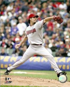 Dan Haren Arizona Diamondbacks Road Unsigned 8x10 Photo