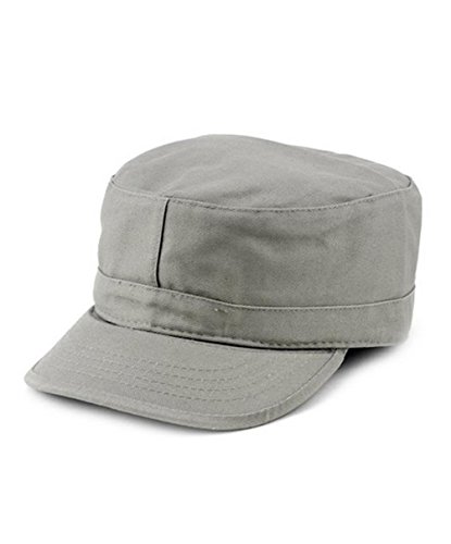 NYfashion101 Fashionable Solid Color Unisex Fitted Army Military Cadet Cap