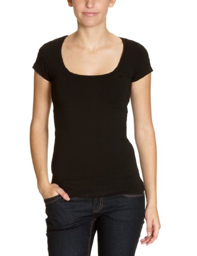 Cross Jeans 50222 Damen Shirts/ T-Shirts, Gr. 36 (S), Schwarz (black ) Preisvergleich