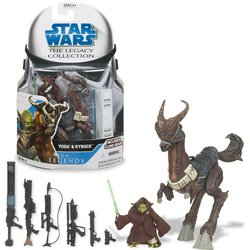 41L181lLWfL Star Wars Saga Legends Basic Figures  Yoda with Kybyk