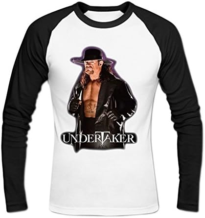 HartensThe Undertaker Custom Men's Baseball T Shirt Long Sleeve O Neck M White