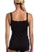 Vanity Fair Camisole, Everyday Layers, Tank Top Women, Spin Cami-Midnight Black, Medium