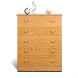5 Drawer Chest Finish: Oak