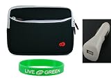 Non-OEM Amazon Kindle 2 Dual Pocket Sleeve Case with White USB Car Charger