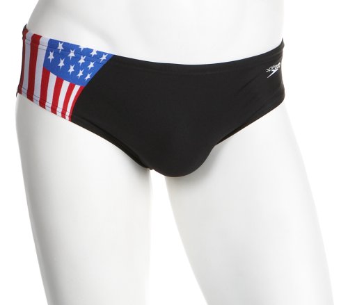 Speedo Men's Americana  Replica Brief Swimsuit