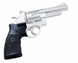 Crimson Trace Lasergrip for Smith and Wesson Frame Square and Round Butt, Black