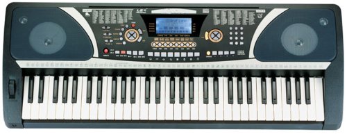 Karcher MIK 6101 Keyboard mit  61 Tasten, 100 Klangfarben, 100 Rhythmen, 8 Percussions