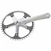 CRANKSET OR8 P/P TRACK 170x46 SQ SL/GRY