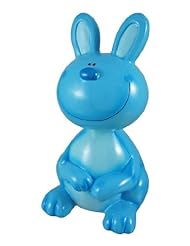 Toy: Blue Bobble Head Bunny Rabbit Coin Bank - Things2Die4