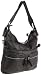 Liebeskind Berlin Aimee vintage, Damen Schultertaschen, Schwarz (black), 34x38x11 cm (B x H x T)