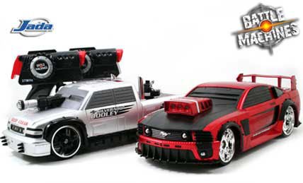 Jada Battle Machines Laser Tag 2 Pack Mustang and Dooley By Jada Toys