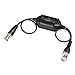 Gino BNC Male to Female Coaxial Video Ground Loop Isolator - Black