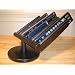 4 Pocket Remote Control Holder and Organizer (Black) (3"H x 10"D x 8"diameter)