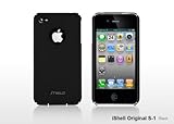 SHIELD iShell Original Ultra-Slim Polycarbonate Case for iPhone 4 4S (Black) (AT&T, Verizon, Sprint)