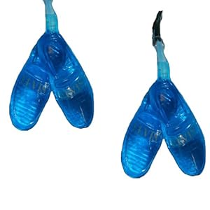 Kurt Adler 10-Light Elvis Blue Suede Shoes LED Miniature Light Set.