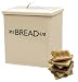 Retro Cream Enamel Bread Bin