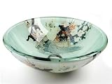 Fontaine Geisha Glass Vessel Bathroom Sink - FSA-VS-PSZ002D