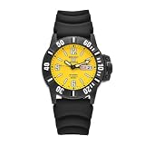 Seiko Mens SNZG87 Sports Black Rubber Automatic Yellow Dial Watch 41L1SWQzAnL. SL160 Seiko Mens SNZG87 Sports Black Rubber Automatic Yellow Dial Watch