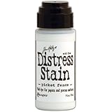 Ranger TDW-31246 Tim Holtz Distress Stain Fluid Water-Based Dye, Picket Fence, 1-Ounce