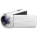 Sony HDR-CX250EW Full-HD Camcorder (7,5 cm (3 Zoll) LCD-Display, 30x opt. Zoom, 8 Megapixel, 29mm Weitwinkel, bildstabilisiert) iAUTO wei&szlig;