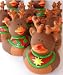 Search : 9 Rubber Duck Duckie Ducky CHRISTMAS REINDEER Party Favors