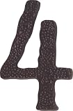 Atlas Homewares HN4L-O 5.5x4-inch Lg Hammered #4, Aged Bronze