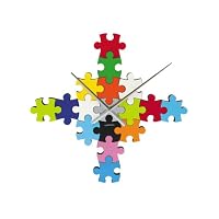 puzzle piece clock