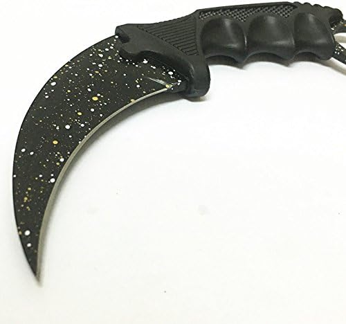 KUKEN 1 X CS GO Hawkbill Practice Neck Knife - Wheaten